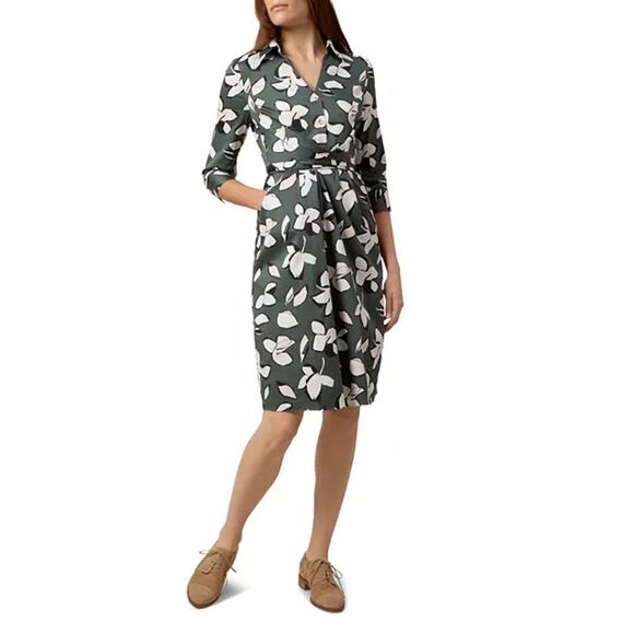 HOBBs Dresses & Skirts - Hobbs London  Cut From Effortless Cotton Val Printed Dress  Size 2